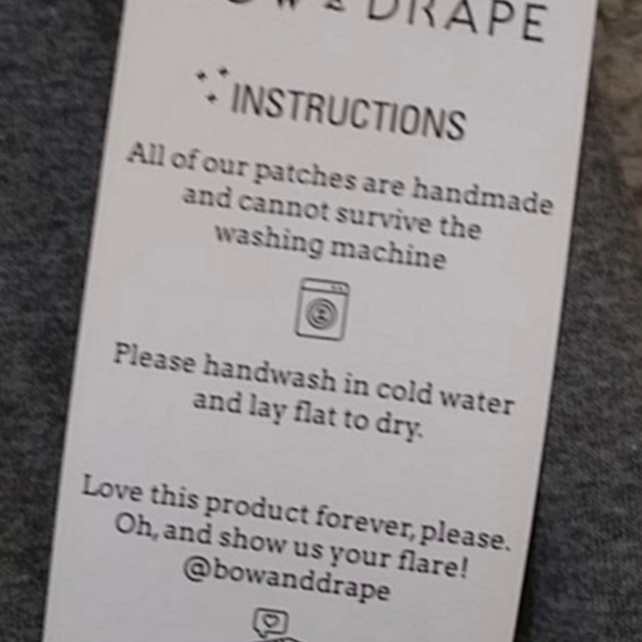 Bow & Drape “Say You'll Be Wine” Sequin Spellout Embellished Crewneck Sweatshirt - Picture 15 of 16